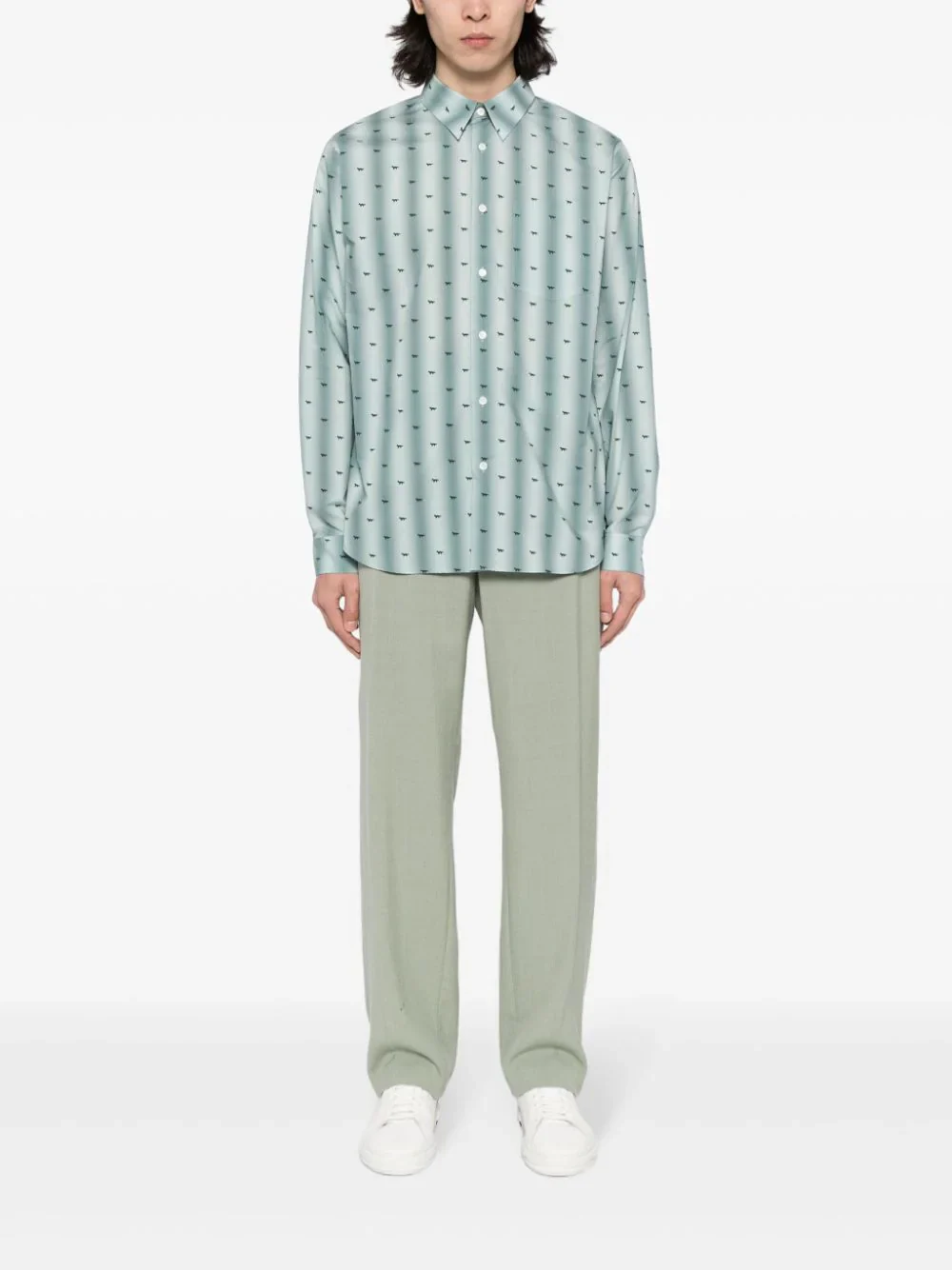 Logo-Print Cotton Shirt - Image 2