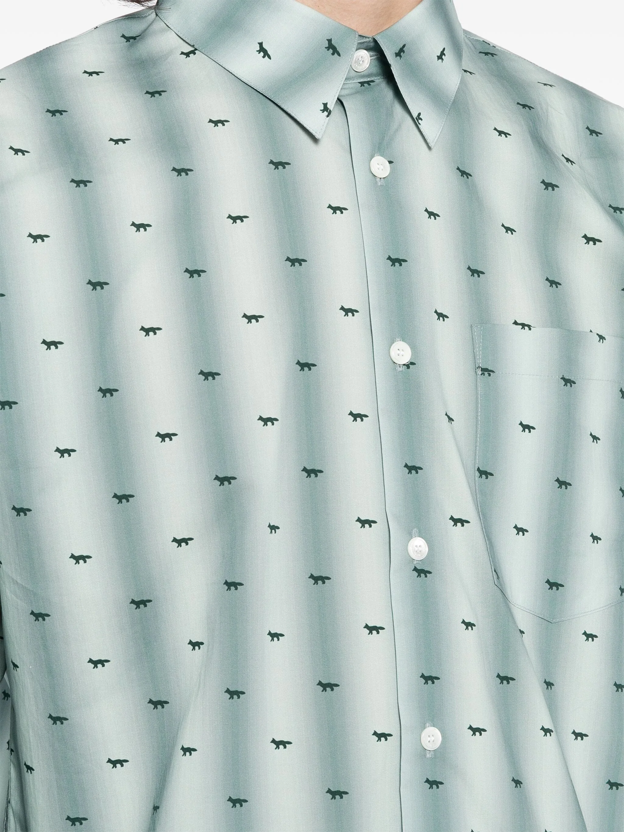 Logo-Print Cotton Shirt - Image 4