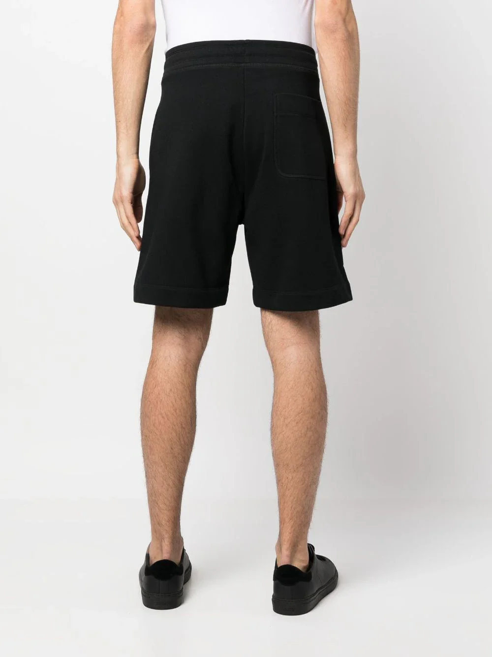 Logo-Print Cotton Track Shorts - Image 3