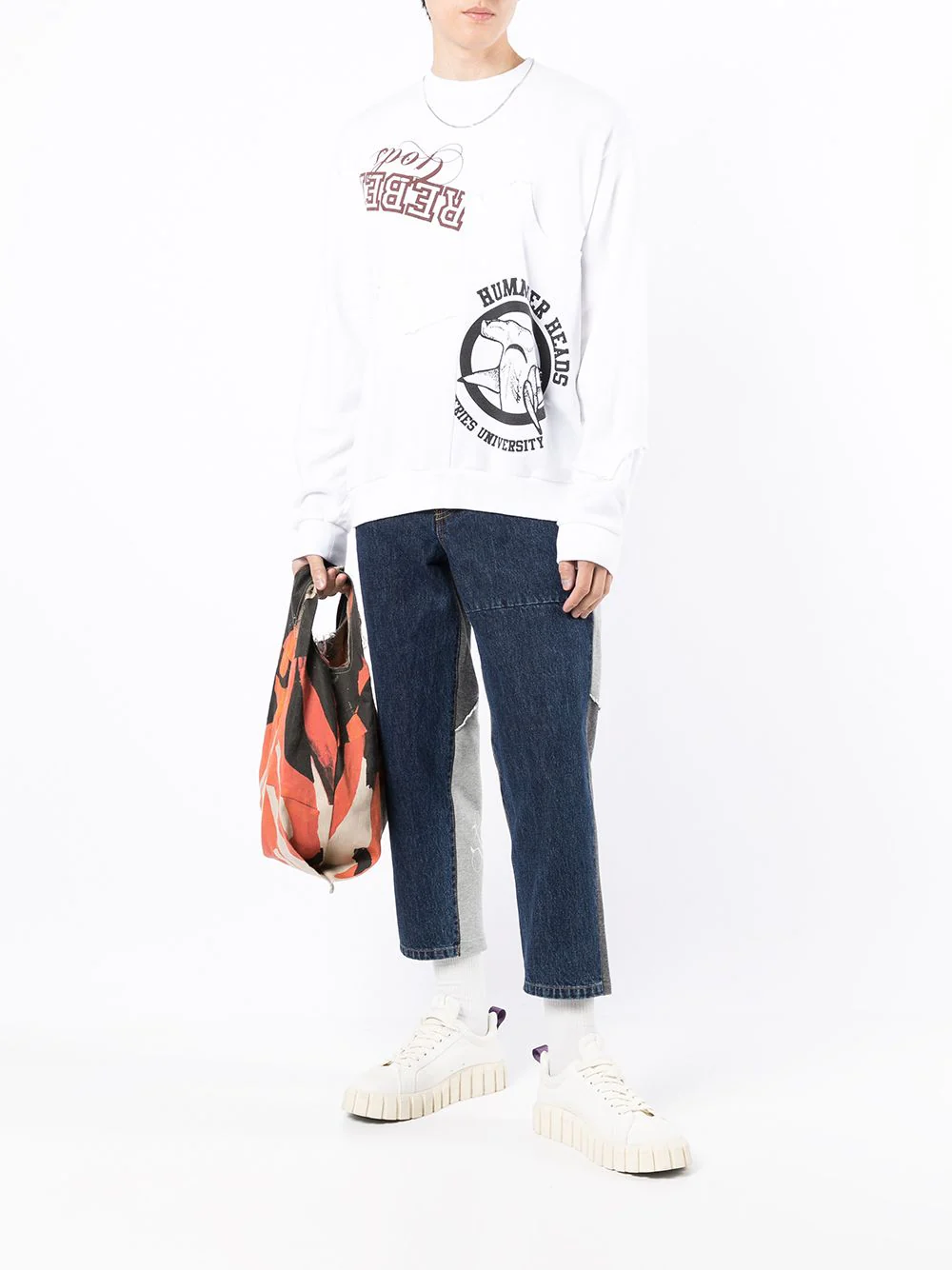 Logo-Print Crew Neck Sweatshirt - Image 3