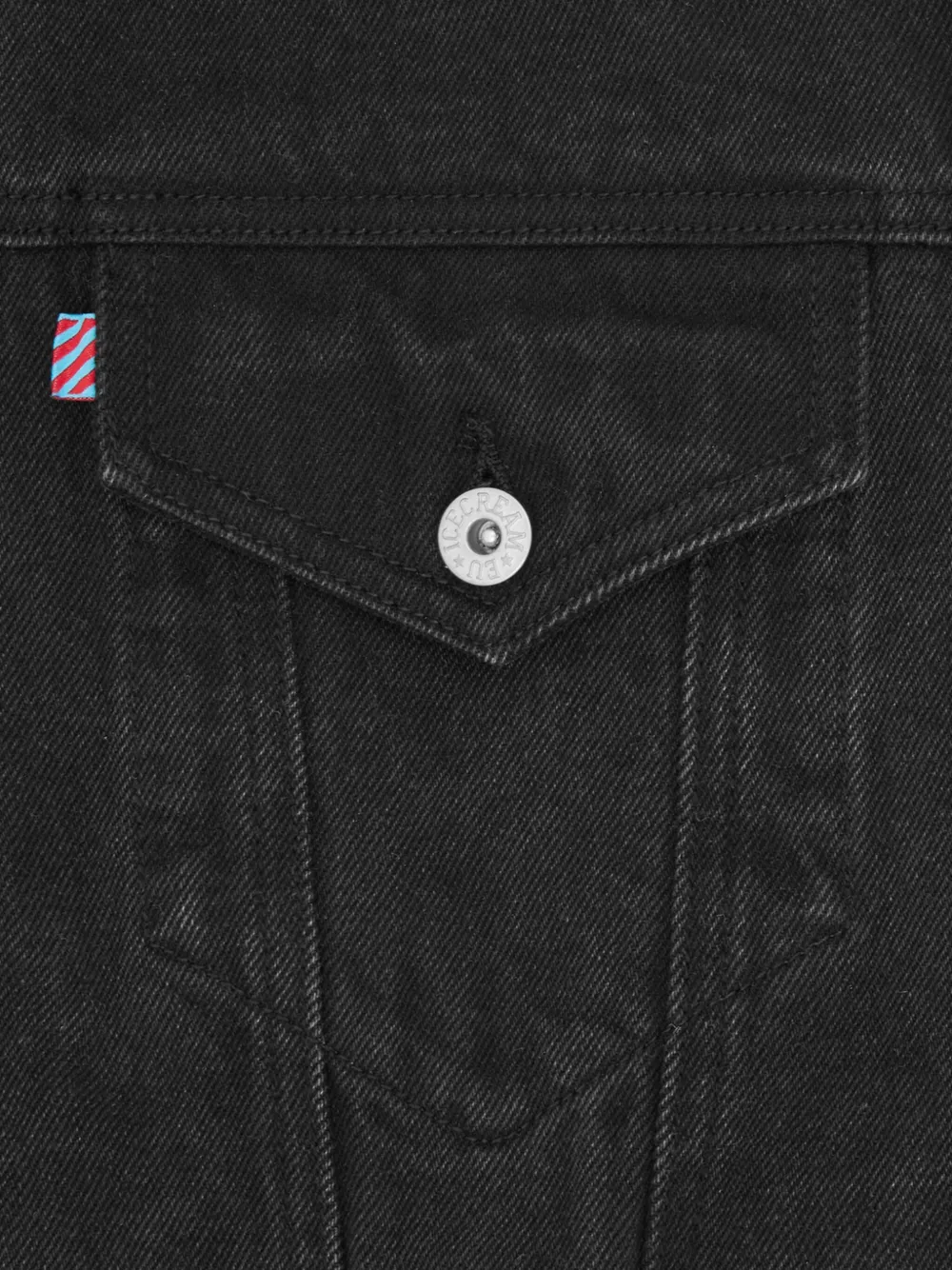 Logo Print Denim Jacket - Image 3