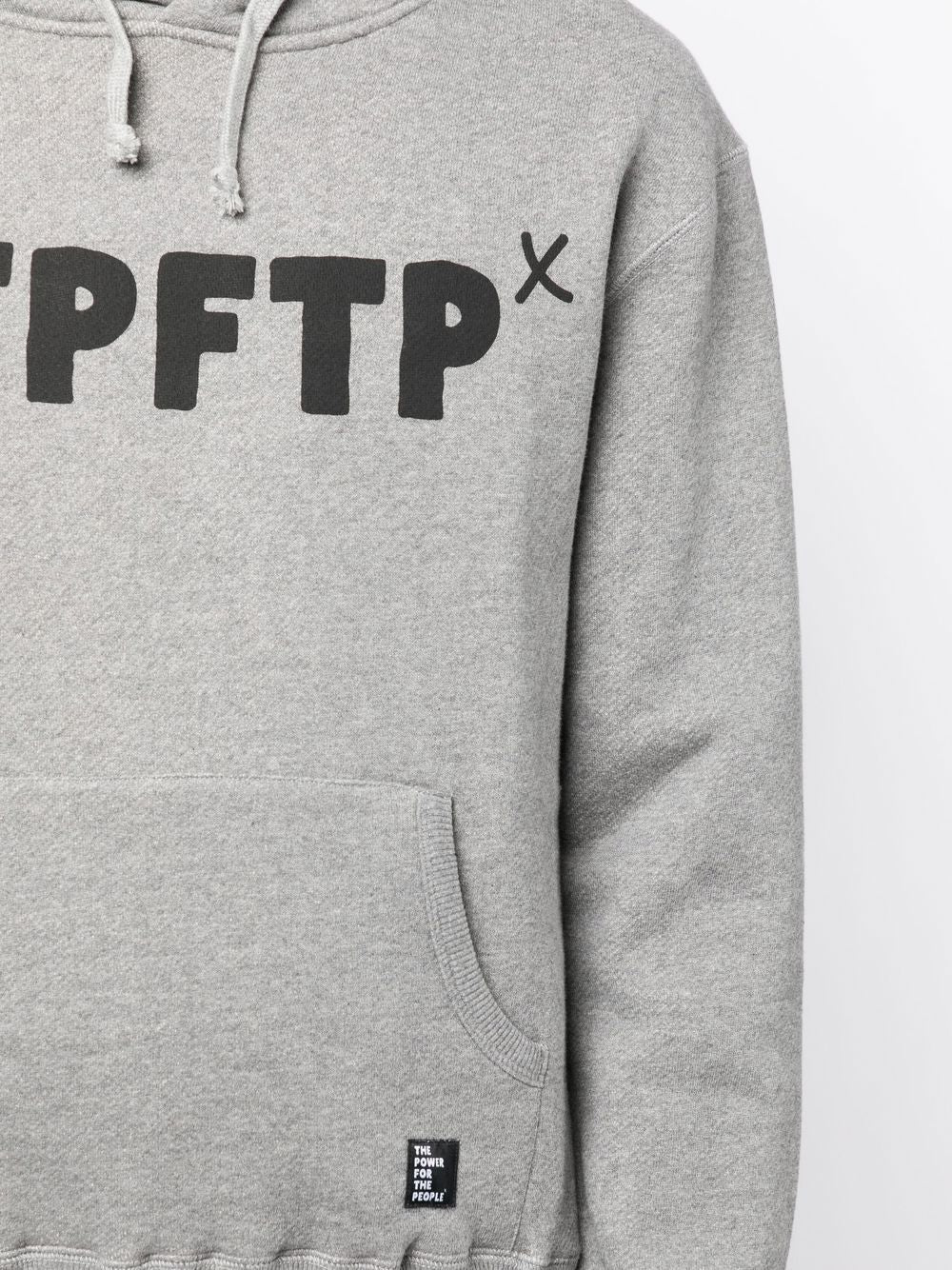 Logo Print Drawstring Hoodie - Image 3