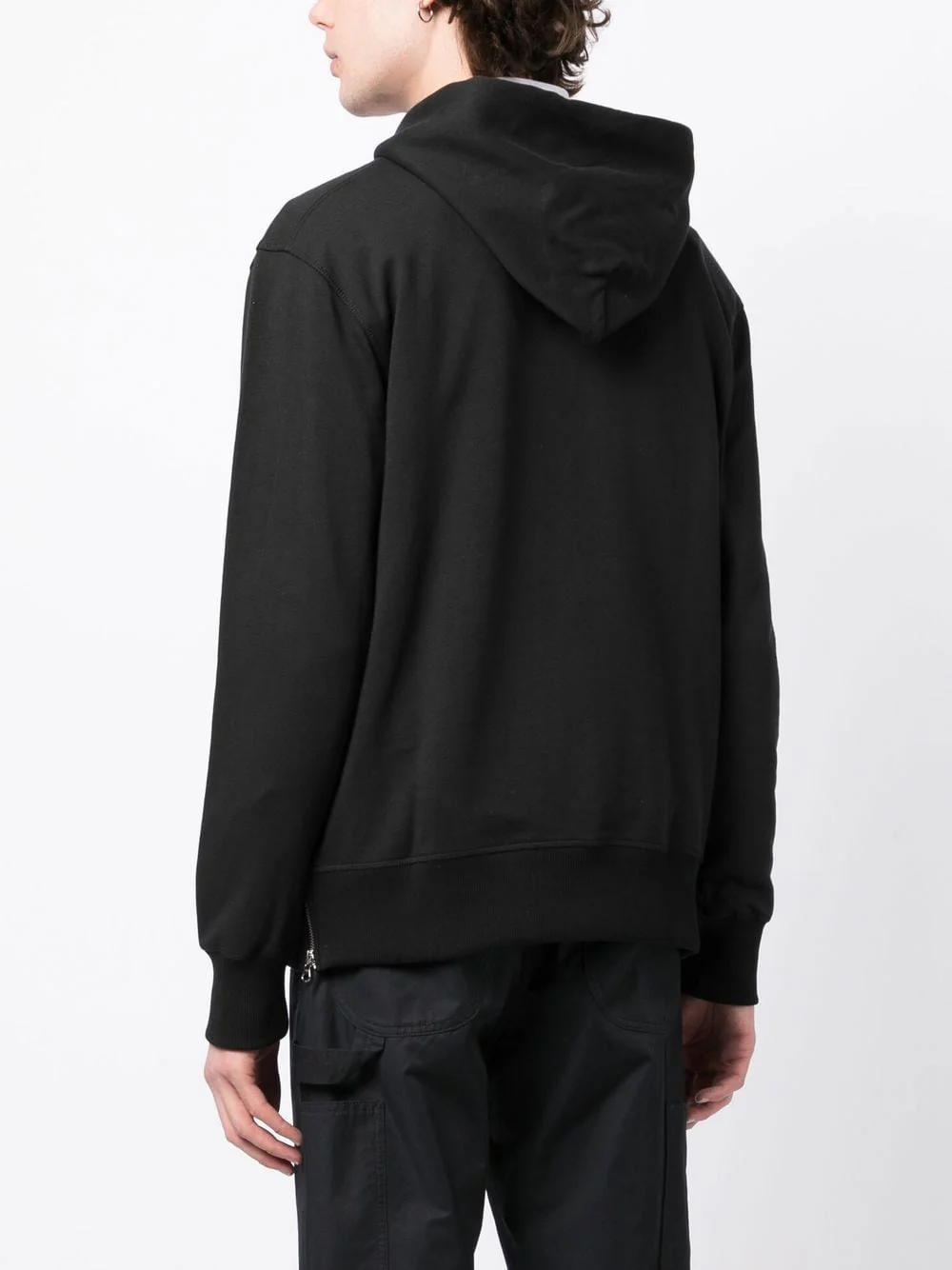 Logo Print Drawstring Hoodie - Image 4
