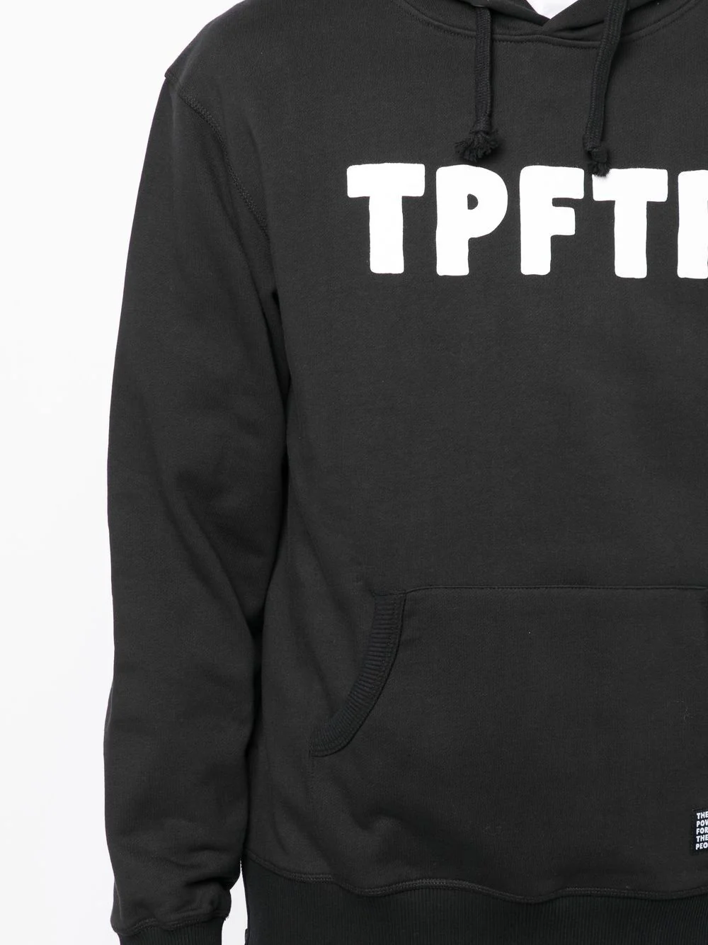 Logo Print Drawstring Hoodie - Image 5