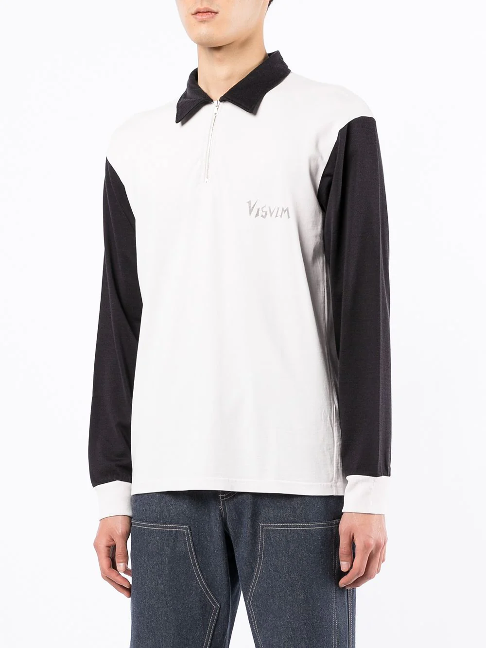 Logo-Print Half-Zip Sweatshirt - Image 3