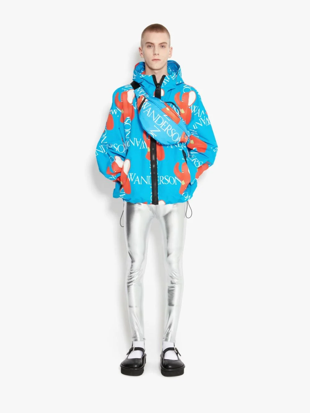 Logo-Print Hooded Jacket - Image 5
