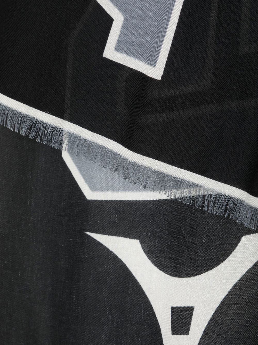Logo-Print Lightweight Scarf - Image 2
