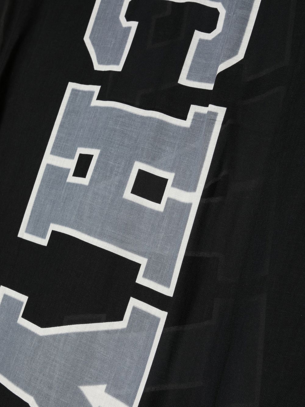 Logo-Print Lightweight Scarf - Image 3