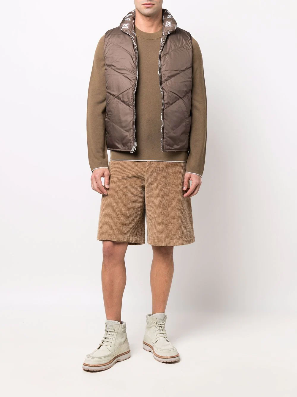 Logo-Print Padded Gilet - Image 3