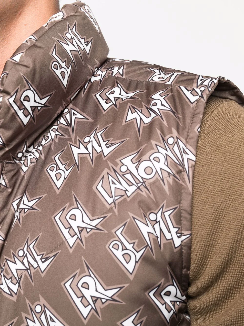 Logo-Print Padded Gilet - Image 4