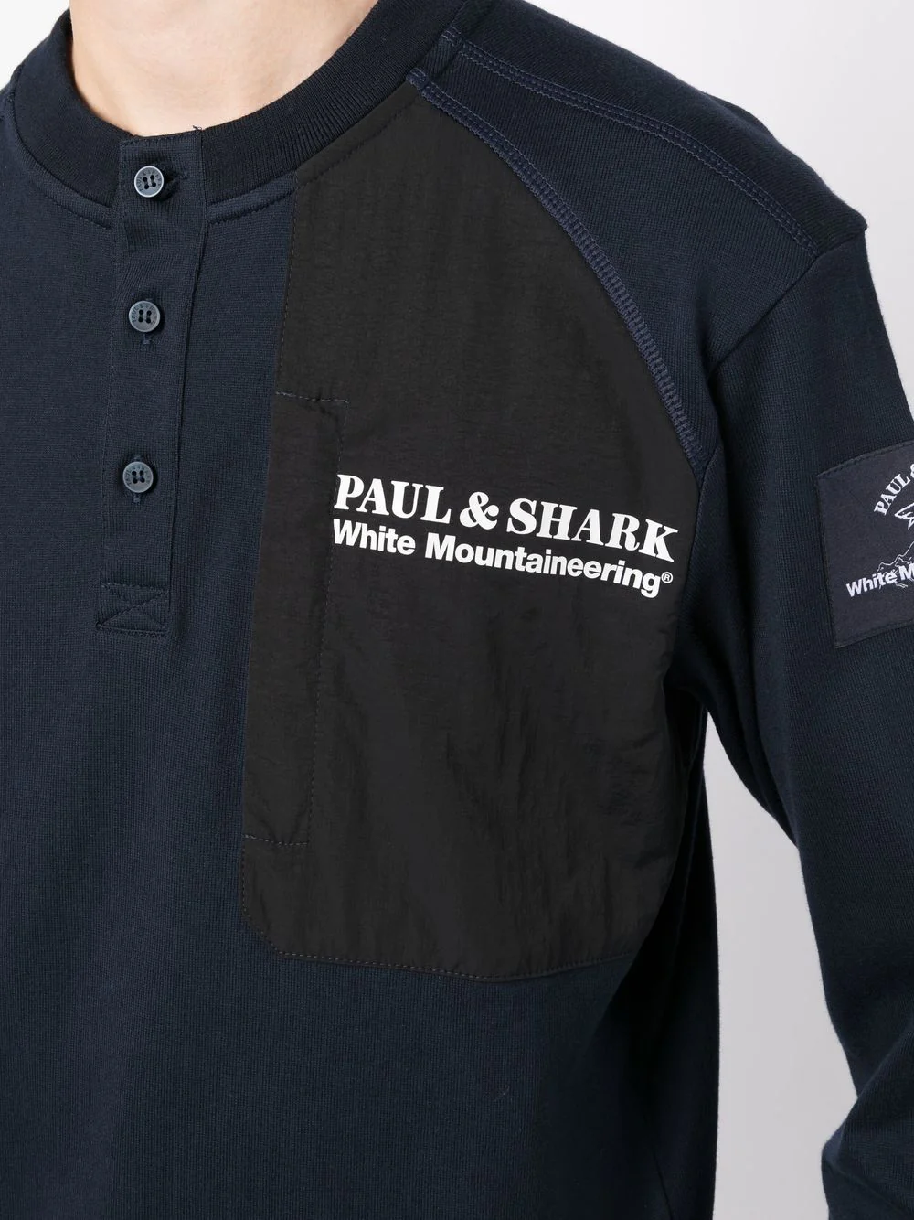 Logo-Print Panelled T-Shirt - Image 2