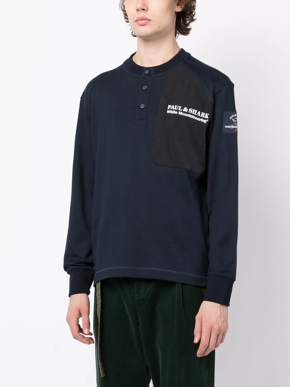 Logo-Print Panelled T-Shirt - Image 4
