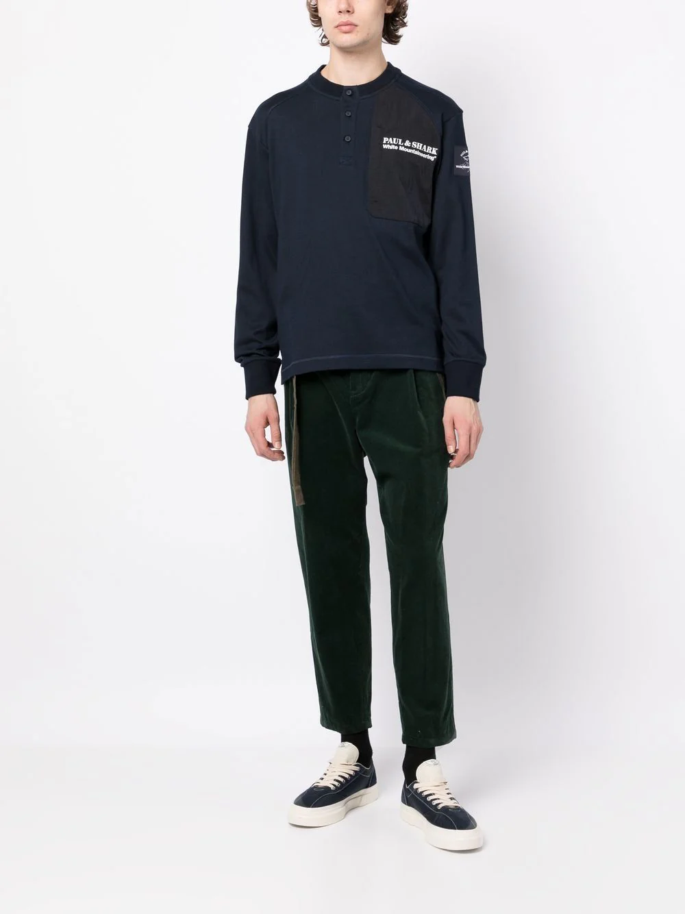Logo-Print Panelled T-Shirt - Image 5