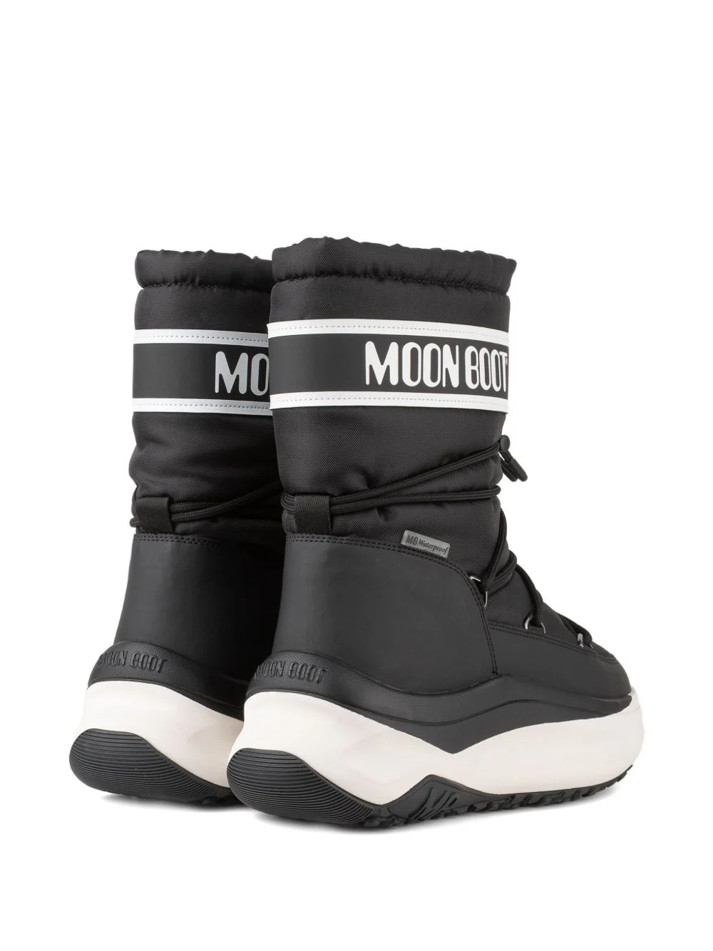 Logo-Print Platform Boots - Image 3