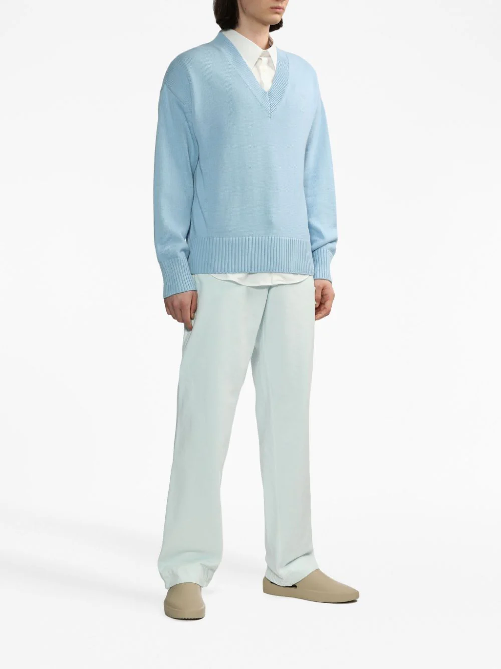Logo-Print Straight-Leg Jeans - Image 2