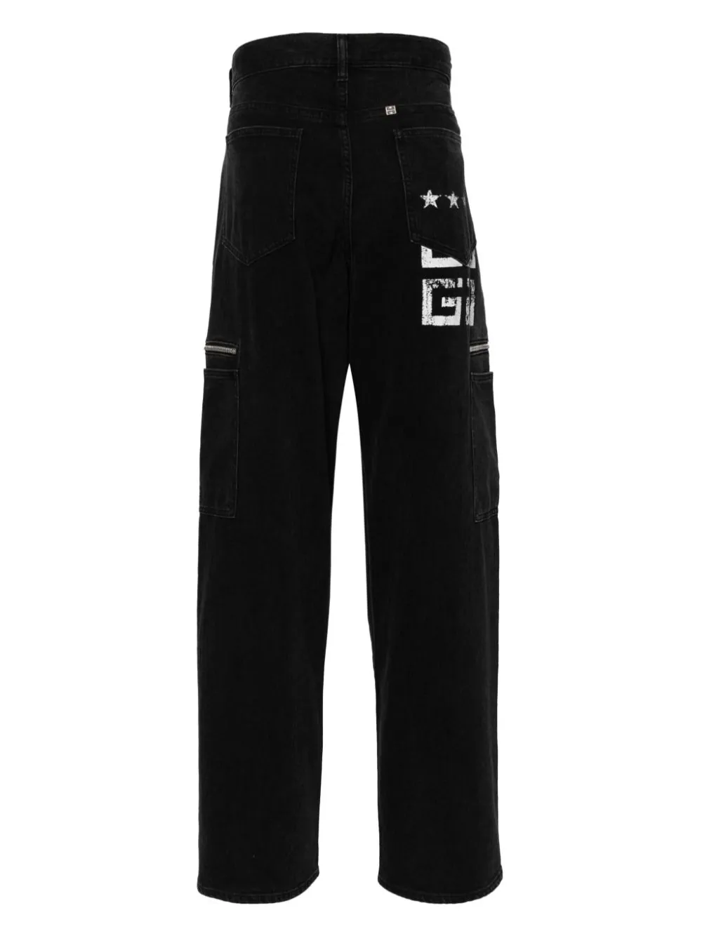 Logo-Print Straight-Leg Jeans - Image 2