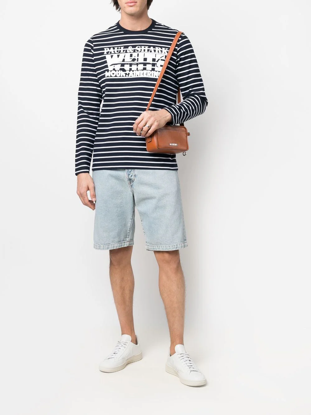 Logo-Print Striped T-Shirt - Image 3