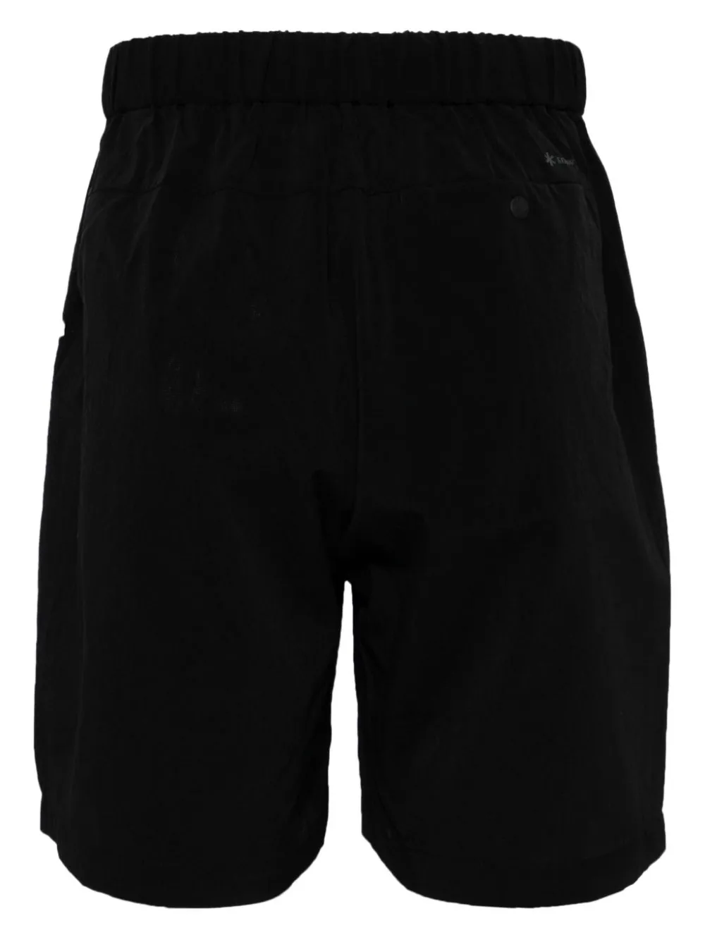 Logo-Print Velvet Shorts - Image 2