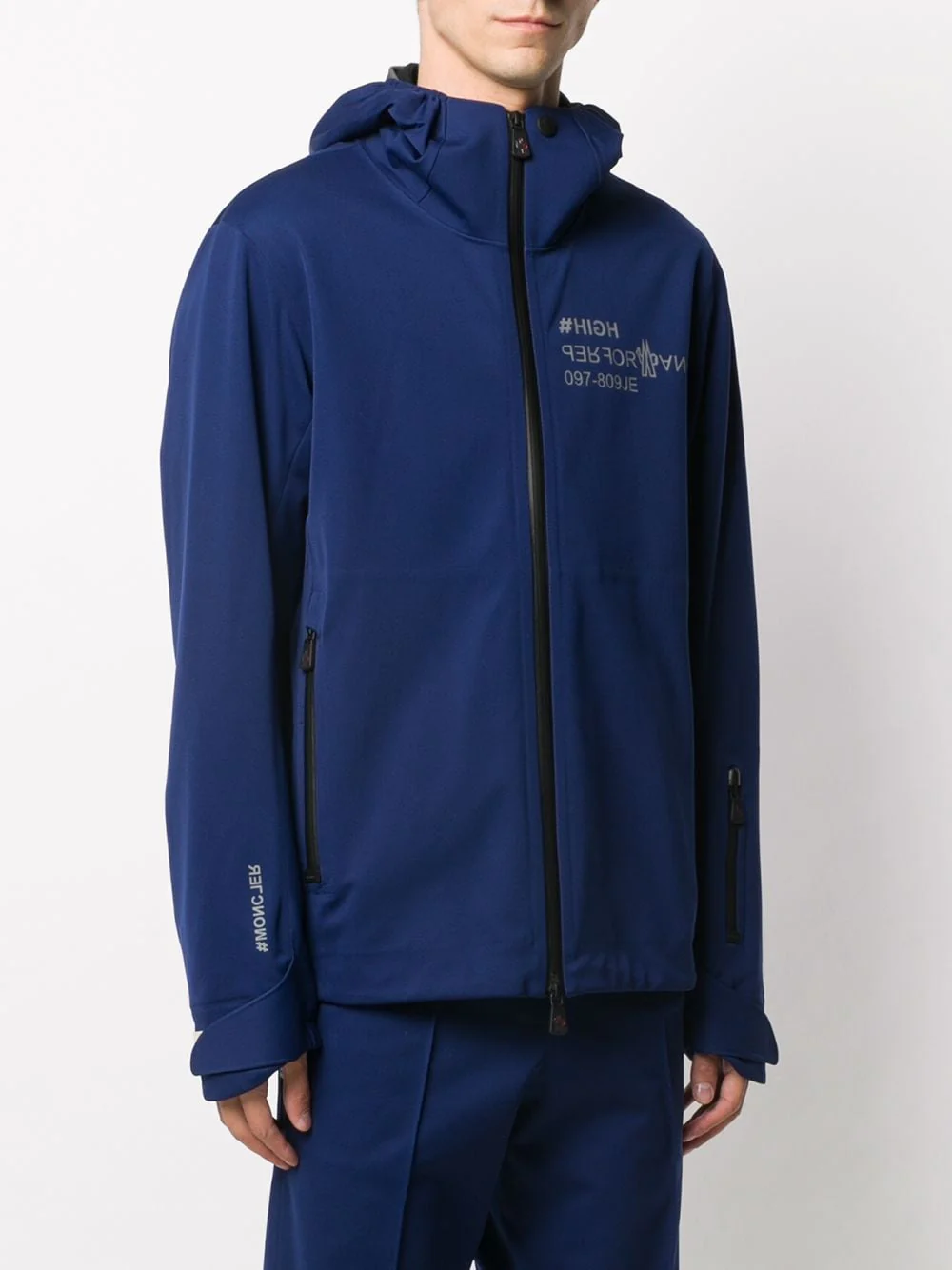 Logo Print Zip-Up Jacket - Image 3