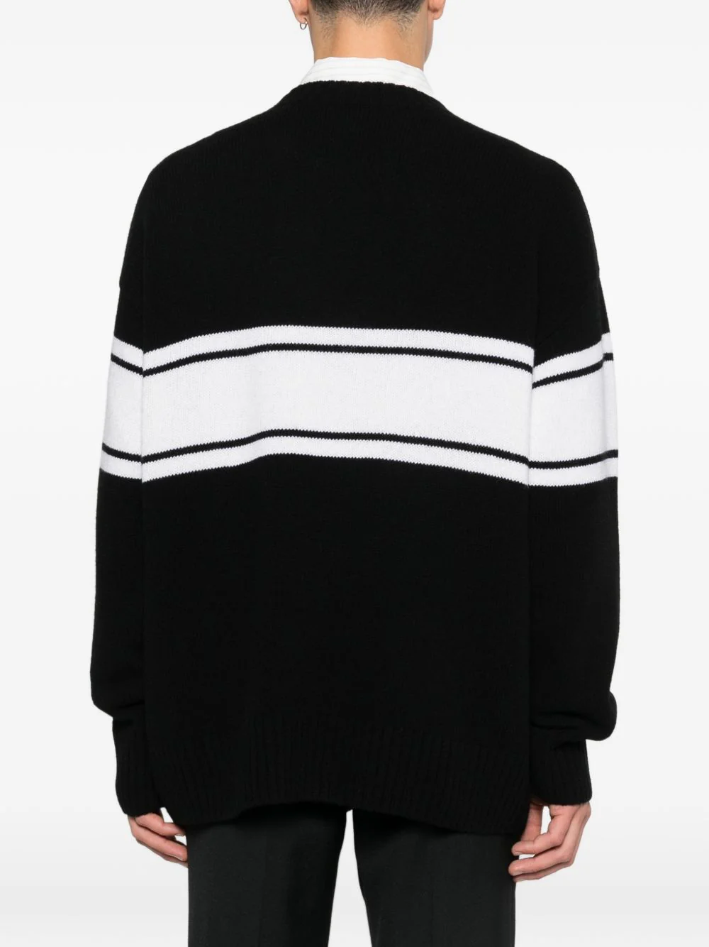 Logo Stripe Sweater - Image 3