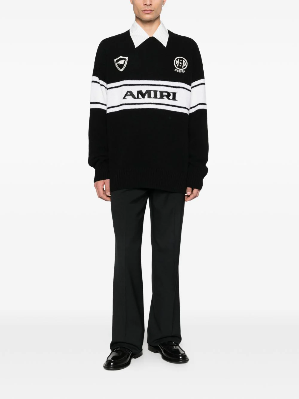 Logo Stripe Sweater - Image 5