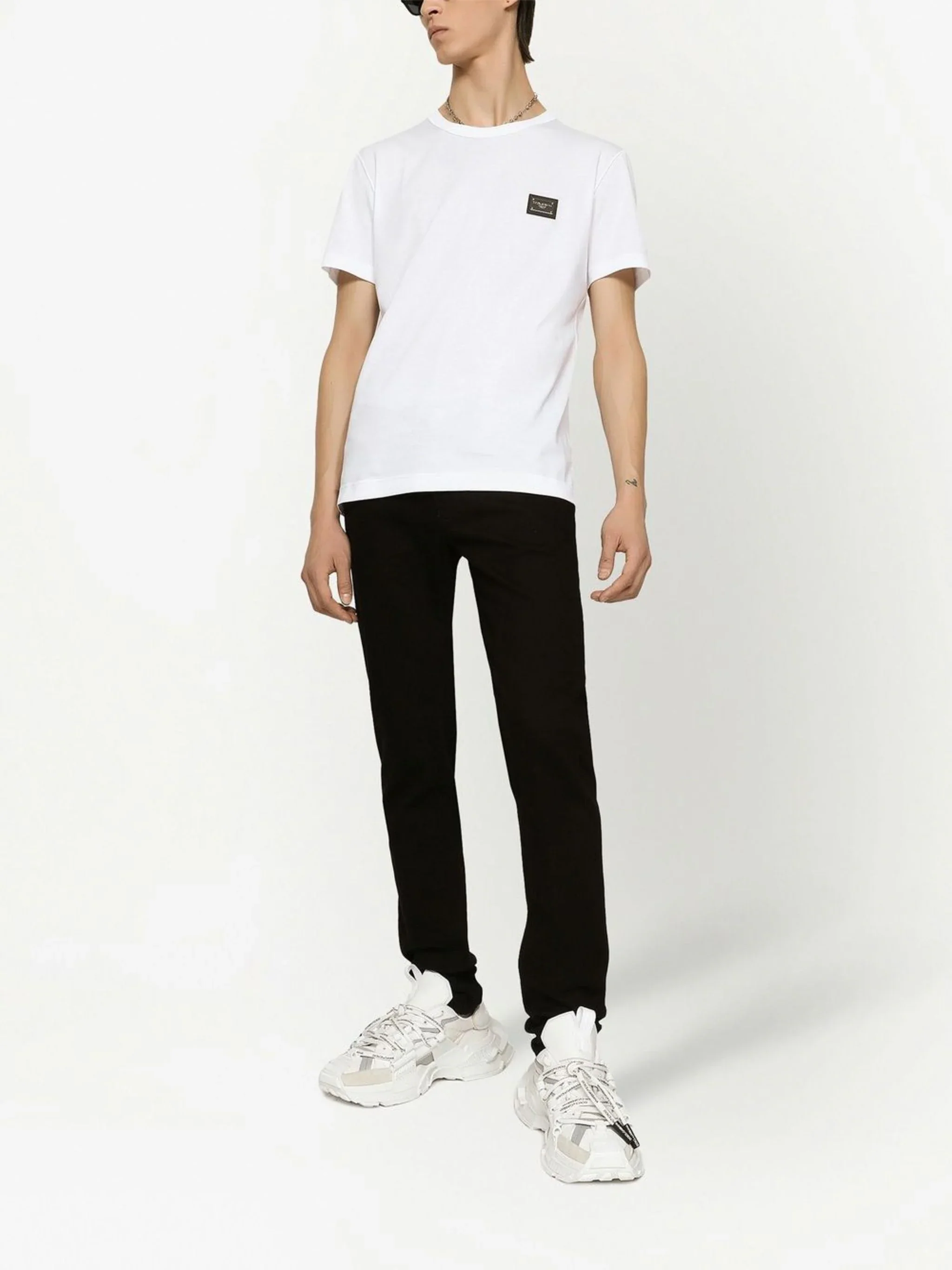 Logo-Tag Cotton T-Shirt - Image 2