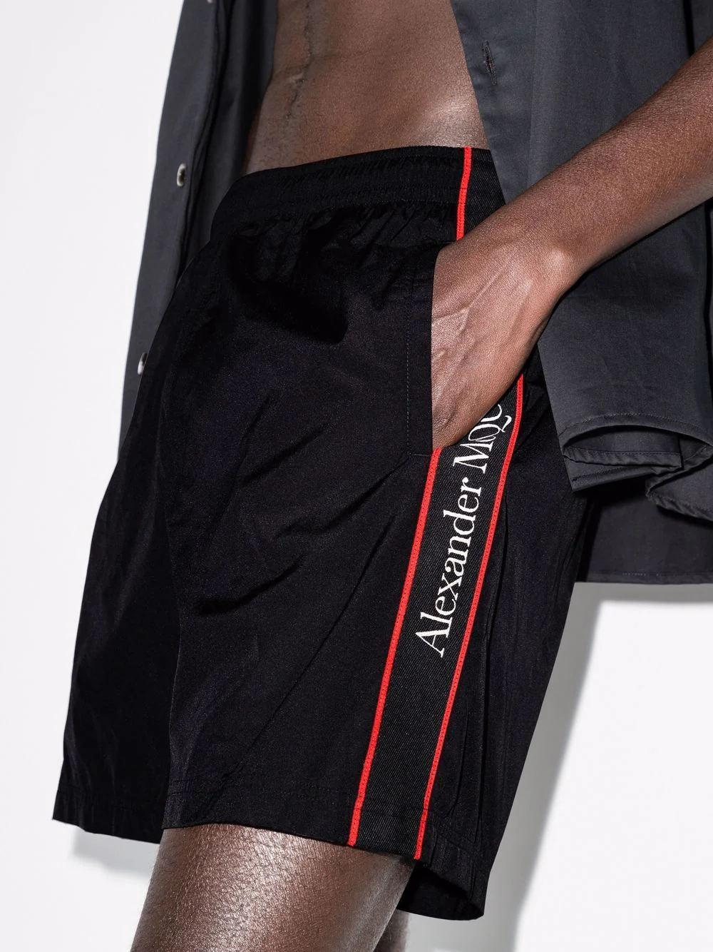 Logo-Tape Swim Shorts - Image 4