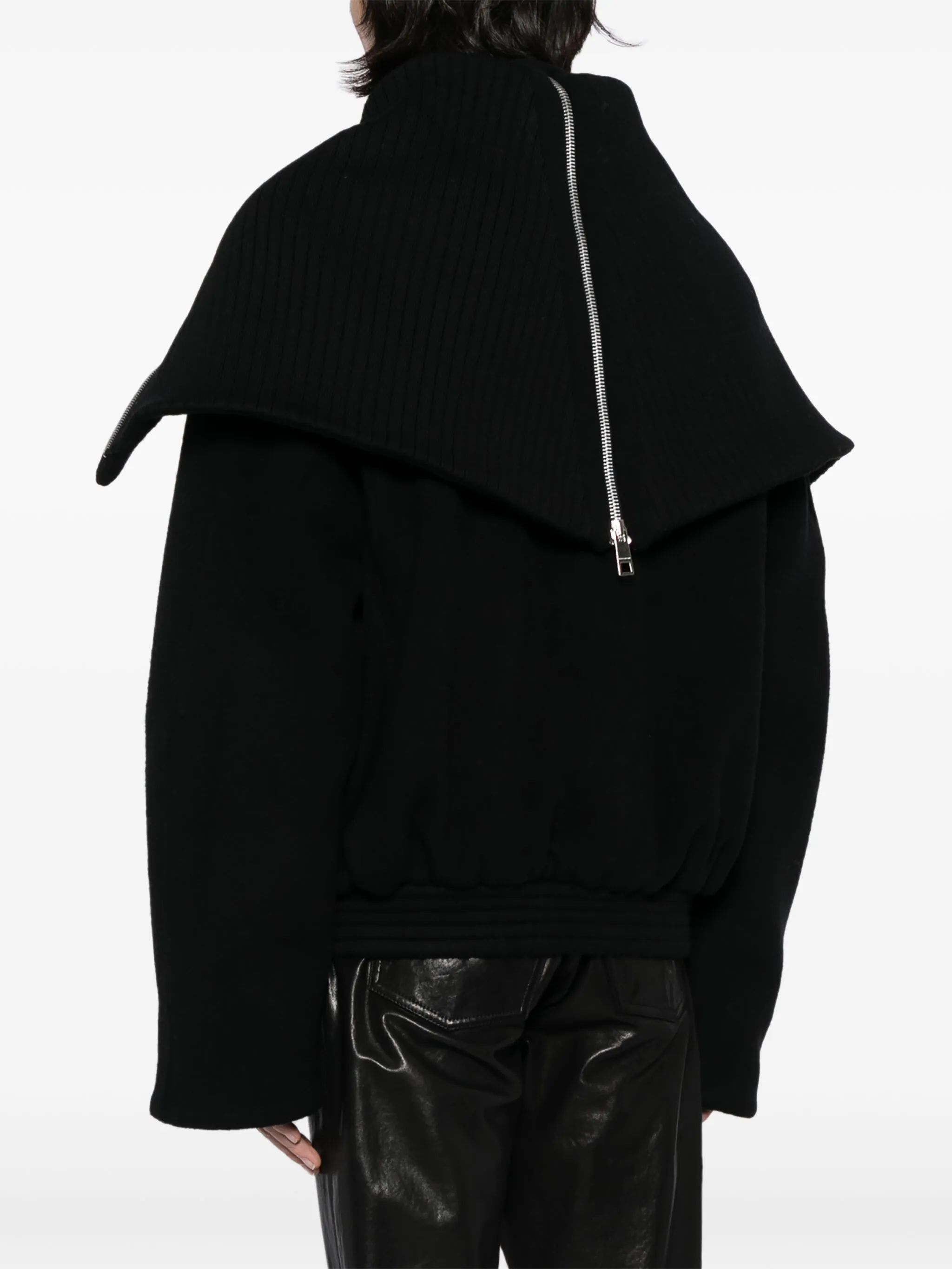 Long-Collar Buttoned Jacket - Image 4