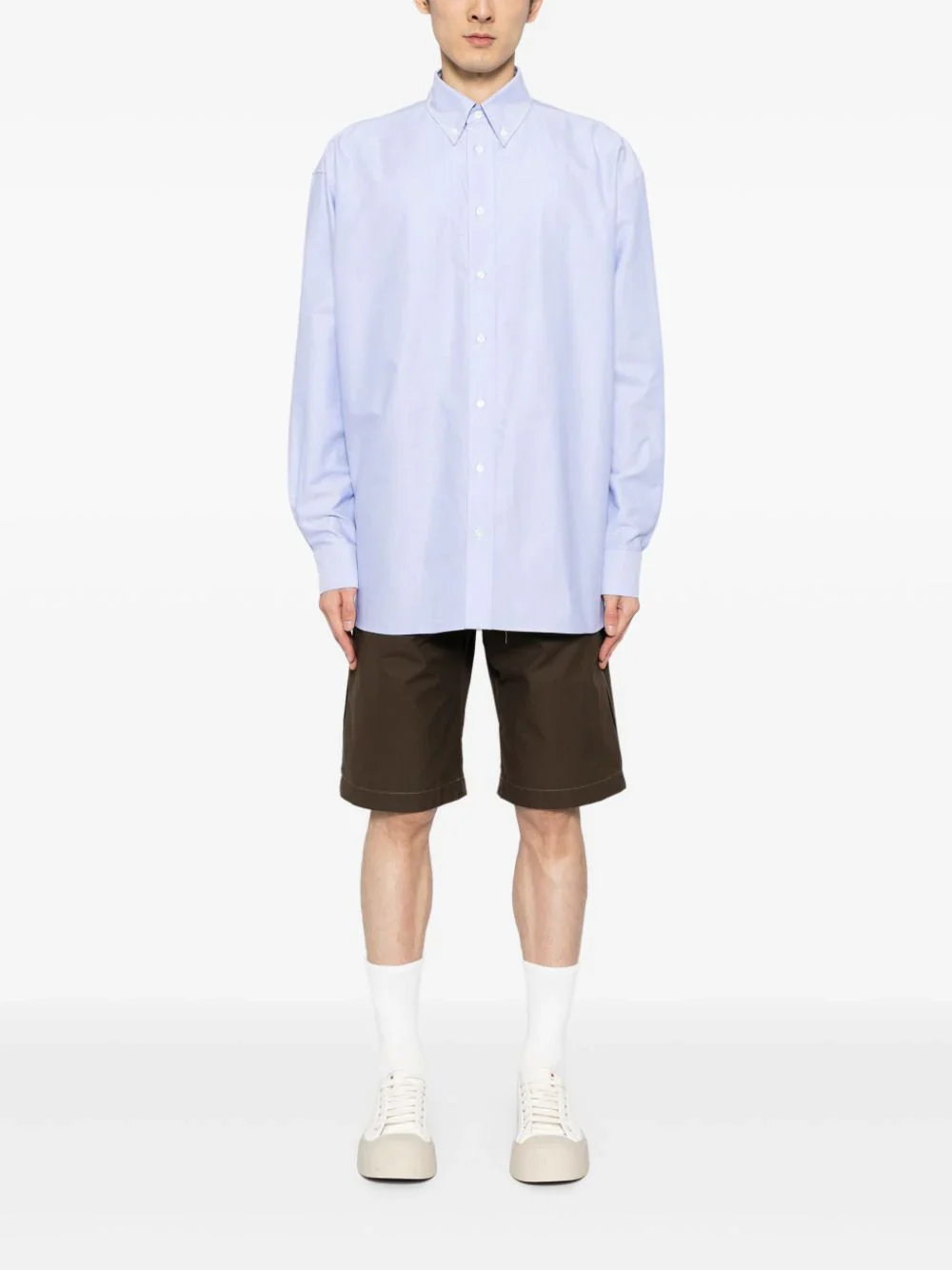 Long-Sleeve Cotton Shirt - Image 2