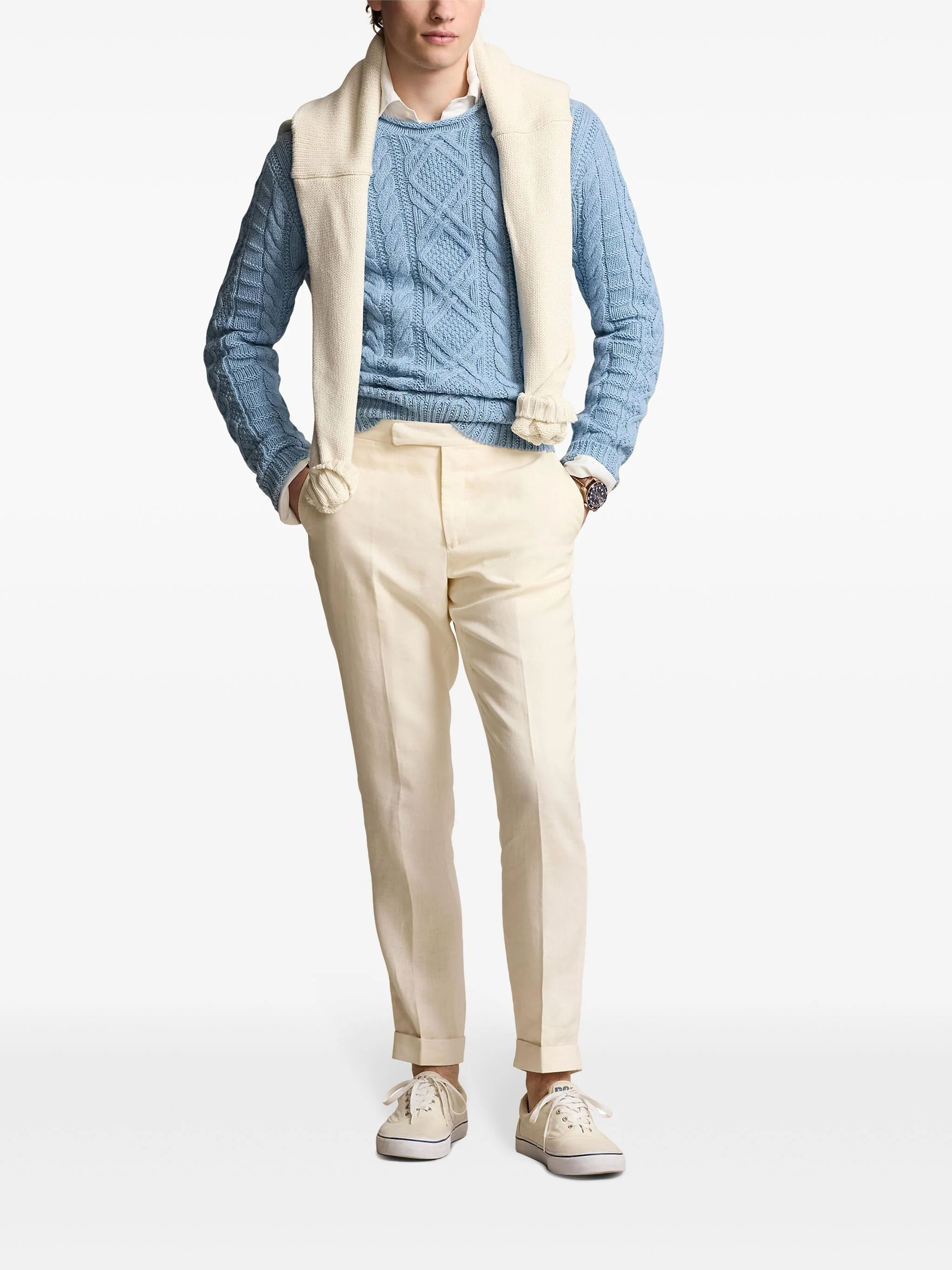 Long Sleeve Knit Pullover - Image 2