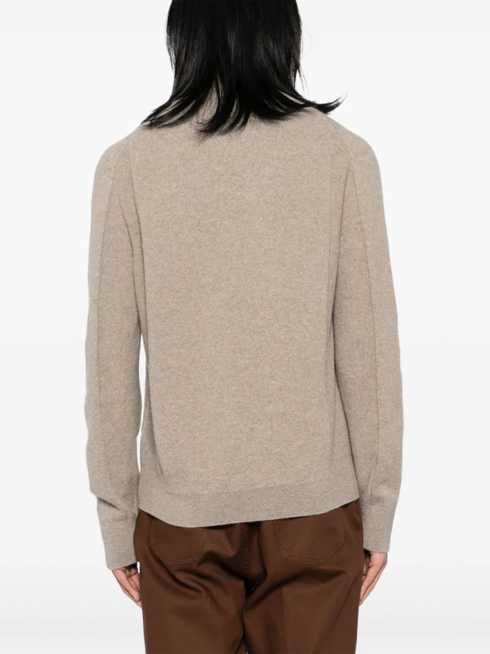 Long-Sleeve Mélange Polo - Image 4