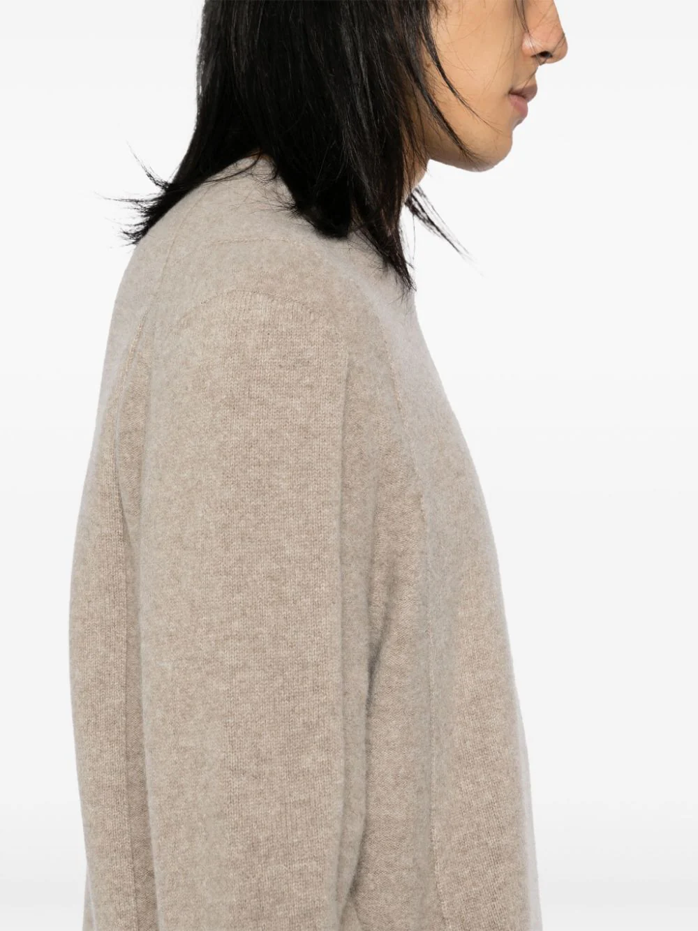 Long-Sleeve Mélange Polo - Image 5