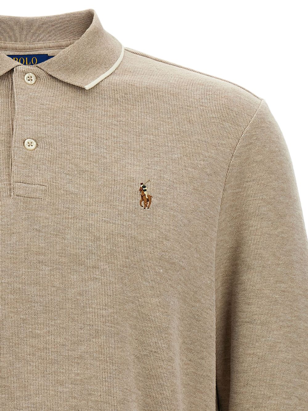 Long-Sleeve Polo Shirt - Image 3