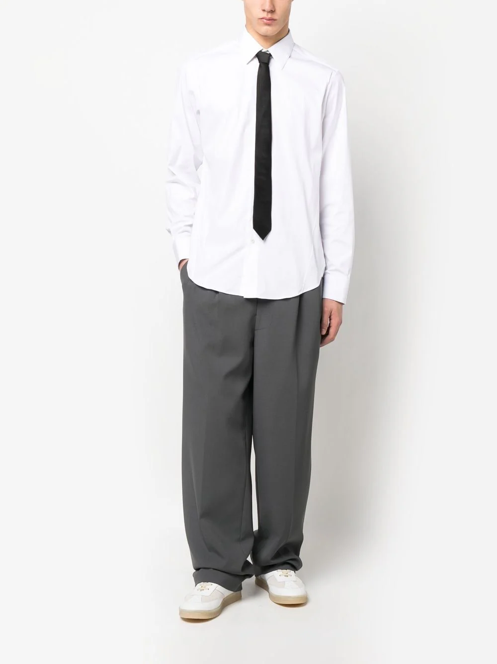 Long-Sleeve Slim-Cut Shirt - Image 4