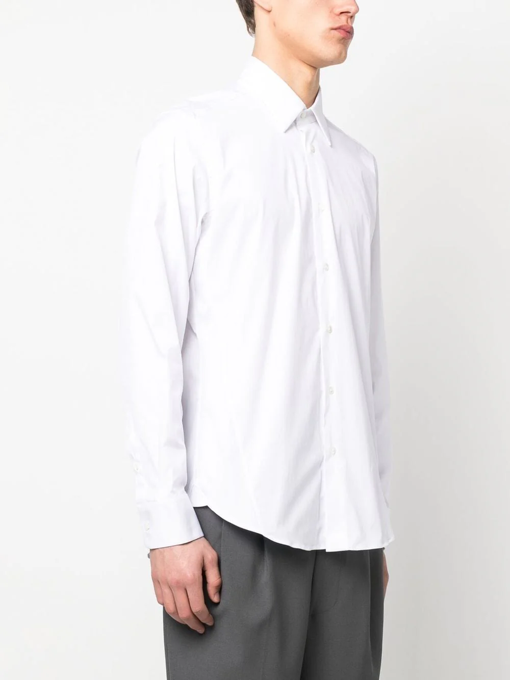 Long-Sleeve Slim-Cut Shirt - Image 5