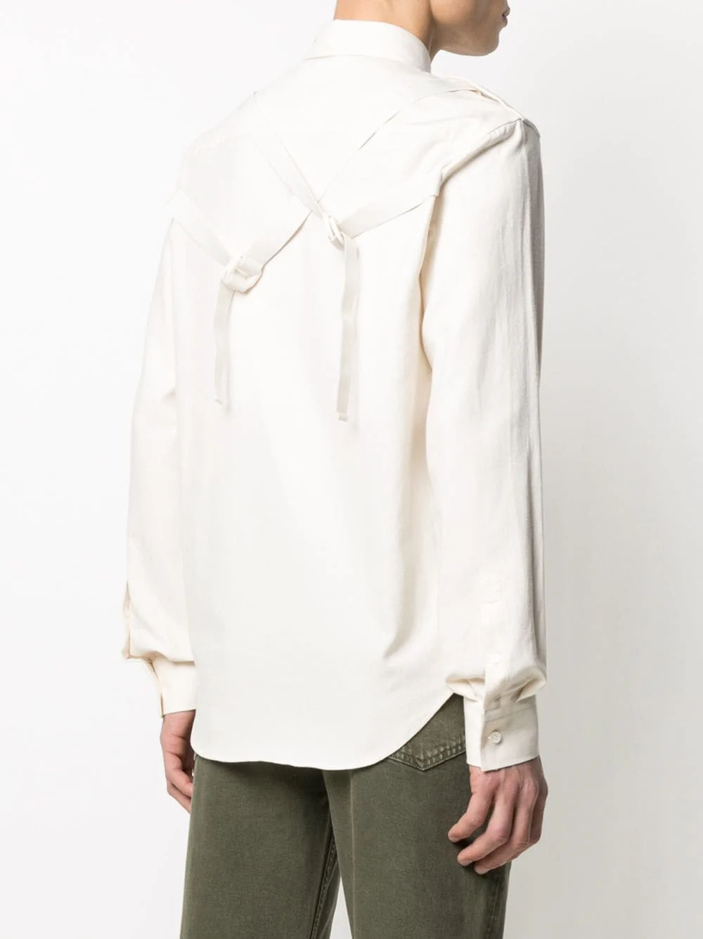 Long-Sleeved Strappy Shirt - Image 3