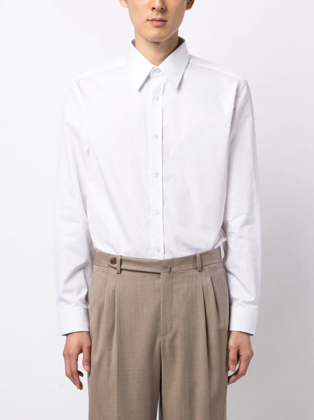 Long-Sleeves Cotton Shirt - Image 2
