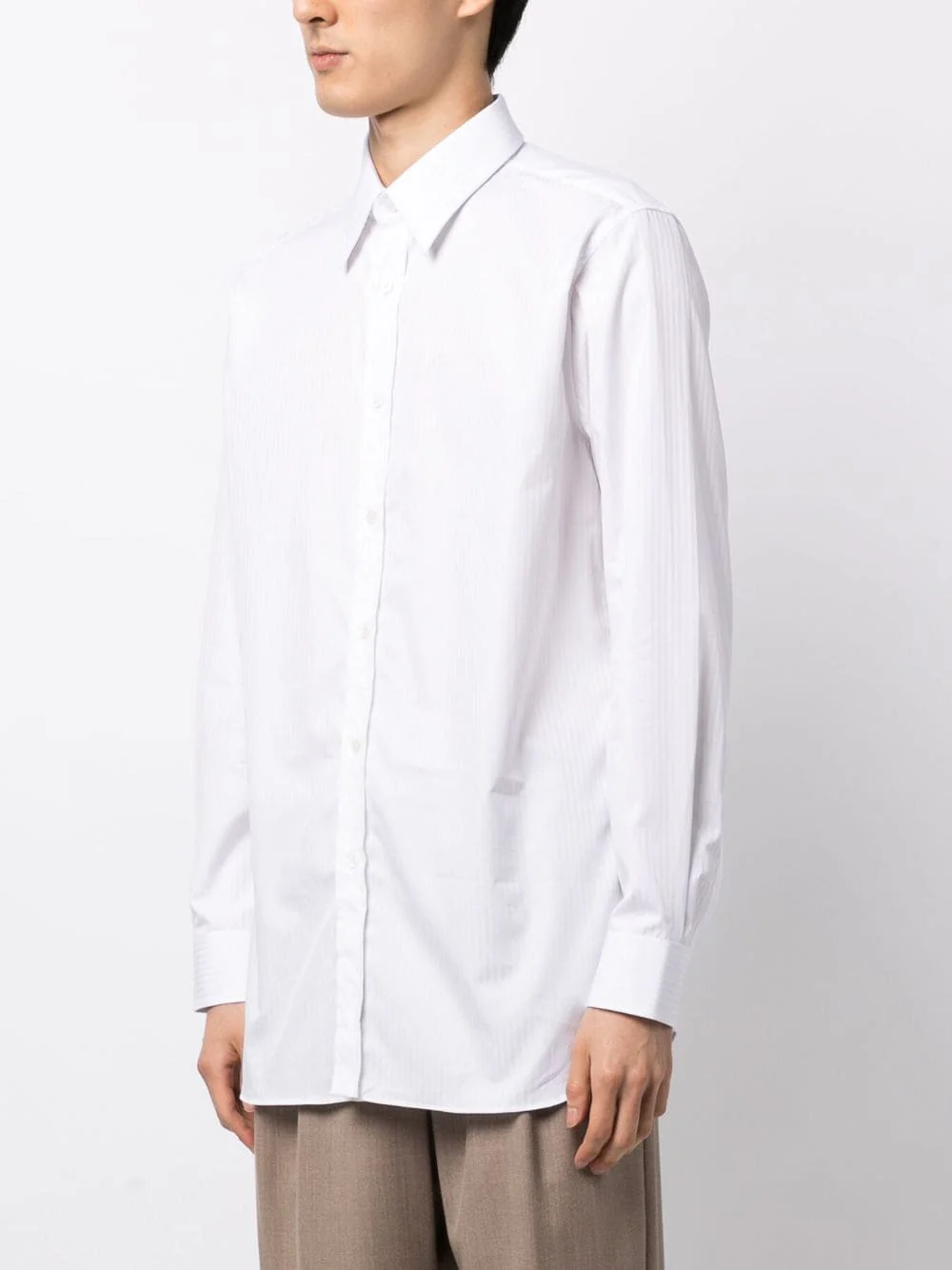 Long-Sleeves Cotton Shirt - Image 3