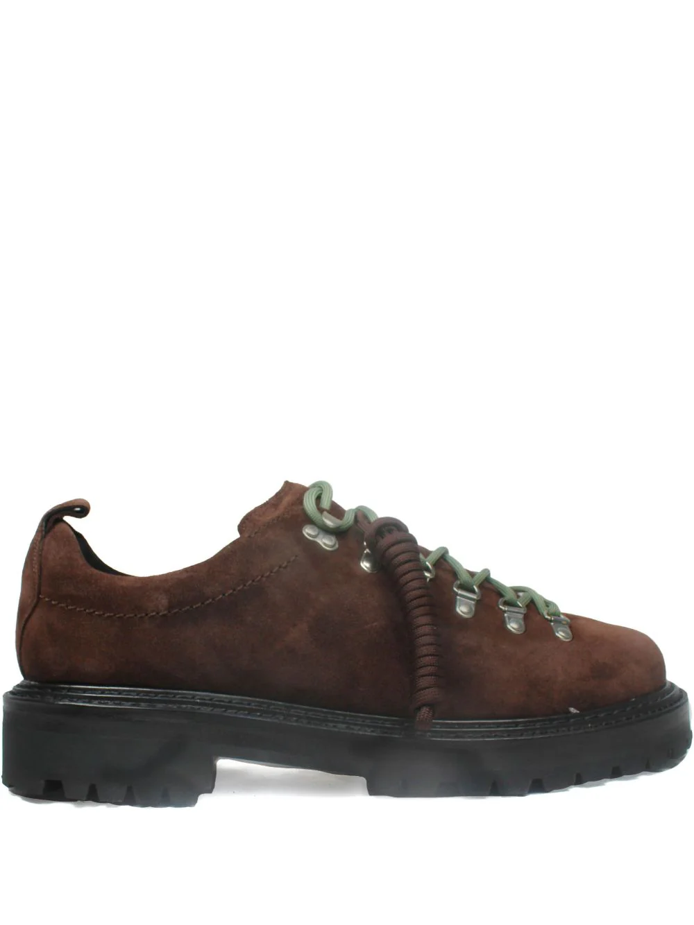 Lug-Sole Lace-Up Derby Shoes
