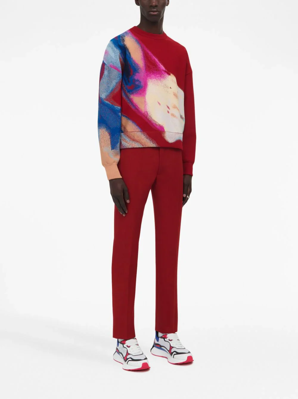Luminous Flower Jacquard Jumper - Image 3