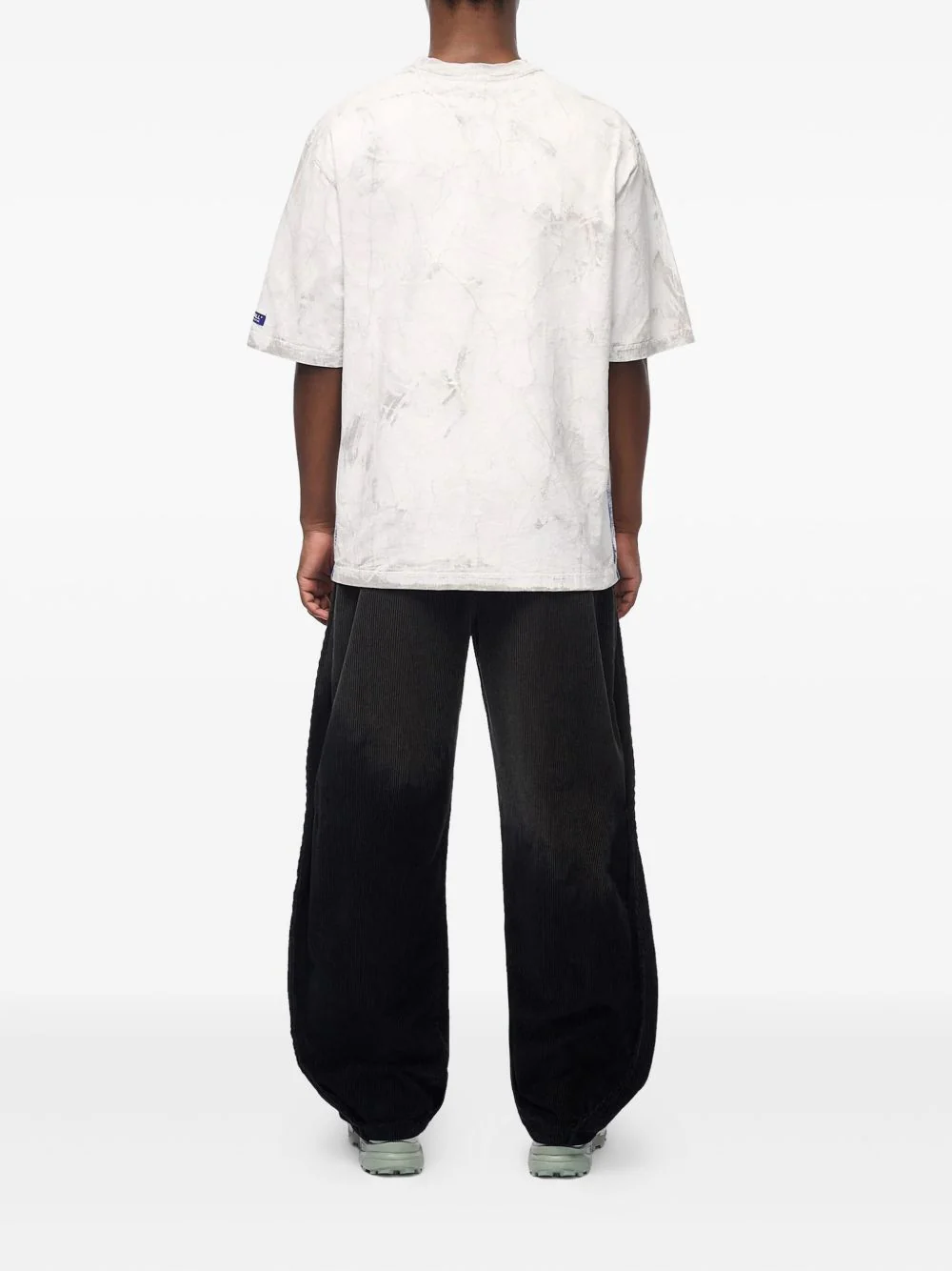 Marble-Effect Cotton T-Shirt - Image 5