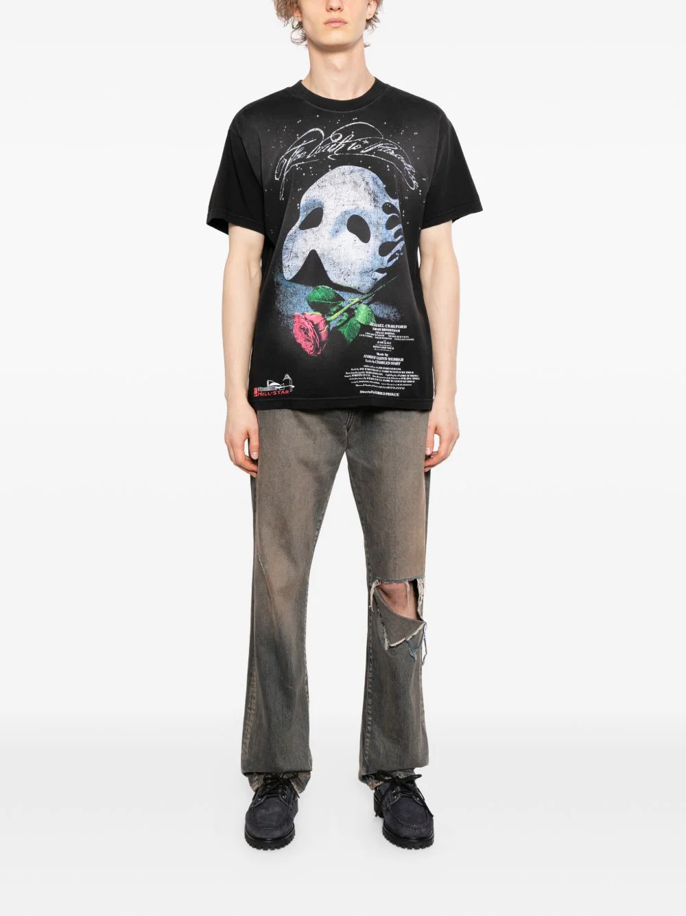 Mask Graphic T-Shirt - Image 4