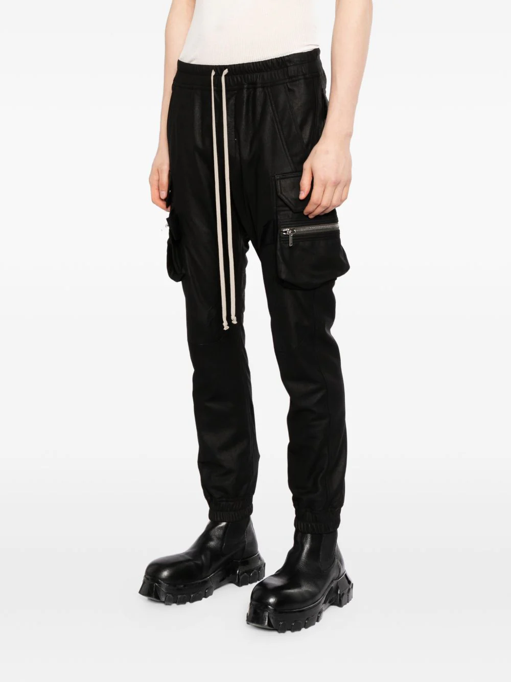 Mastodon Megacargo Leather Trousers - Image 4