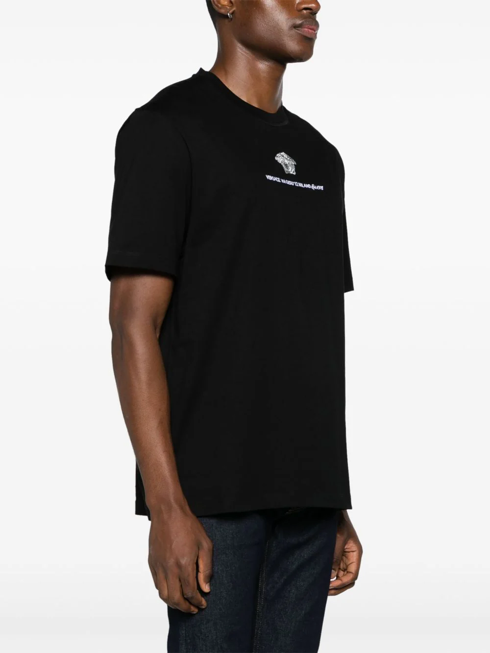 Medusa Milano Embroidered T-Shirt - Image 3