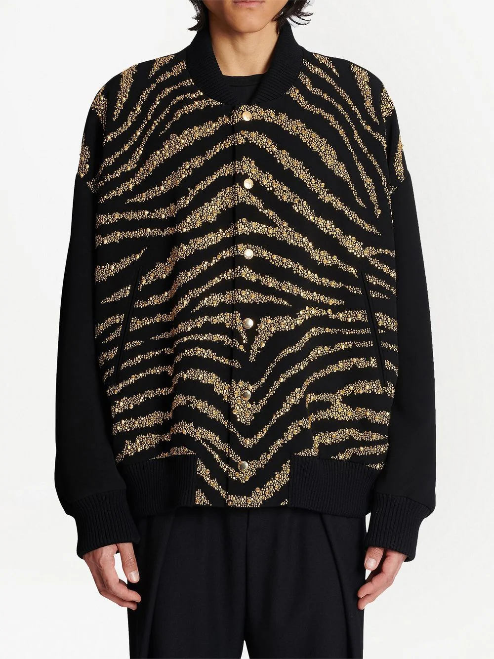 Metallic Zebra-Print Jacket - Image 4