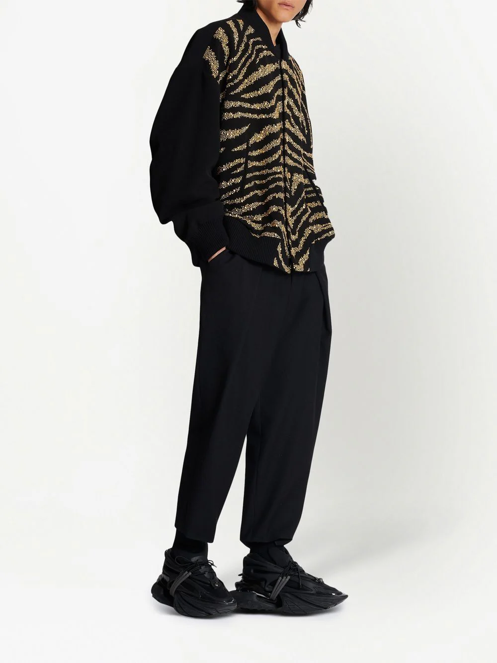Metallic Zebra-Print Jacket - Image 5
