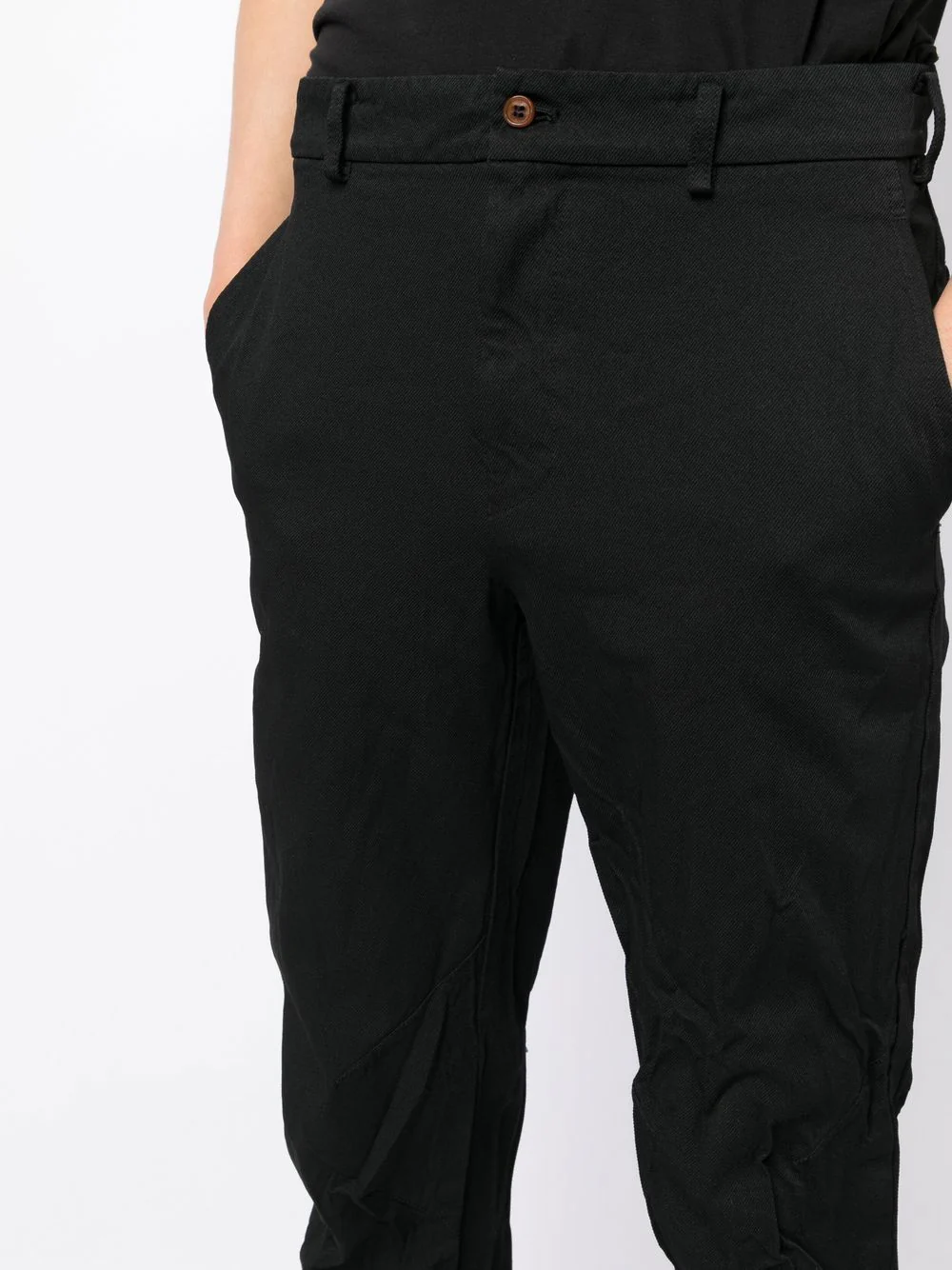 Mid-Rise Cropped Trousers - Image 3