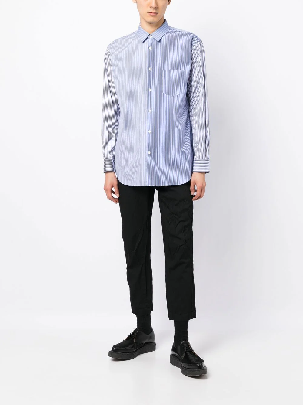 Mid-Rise Cropped Trousers - Image 5
