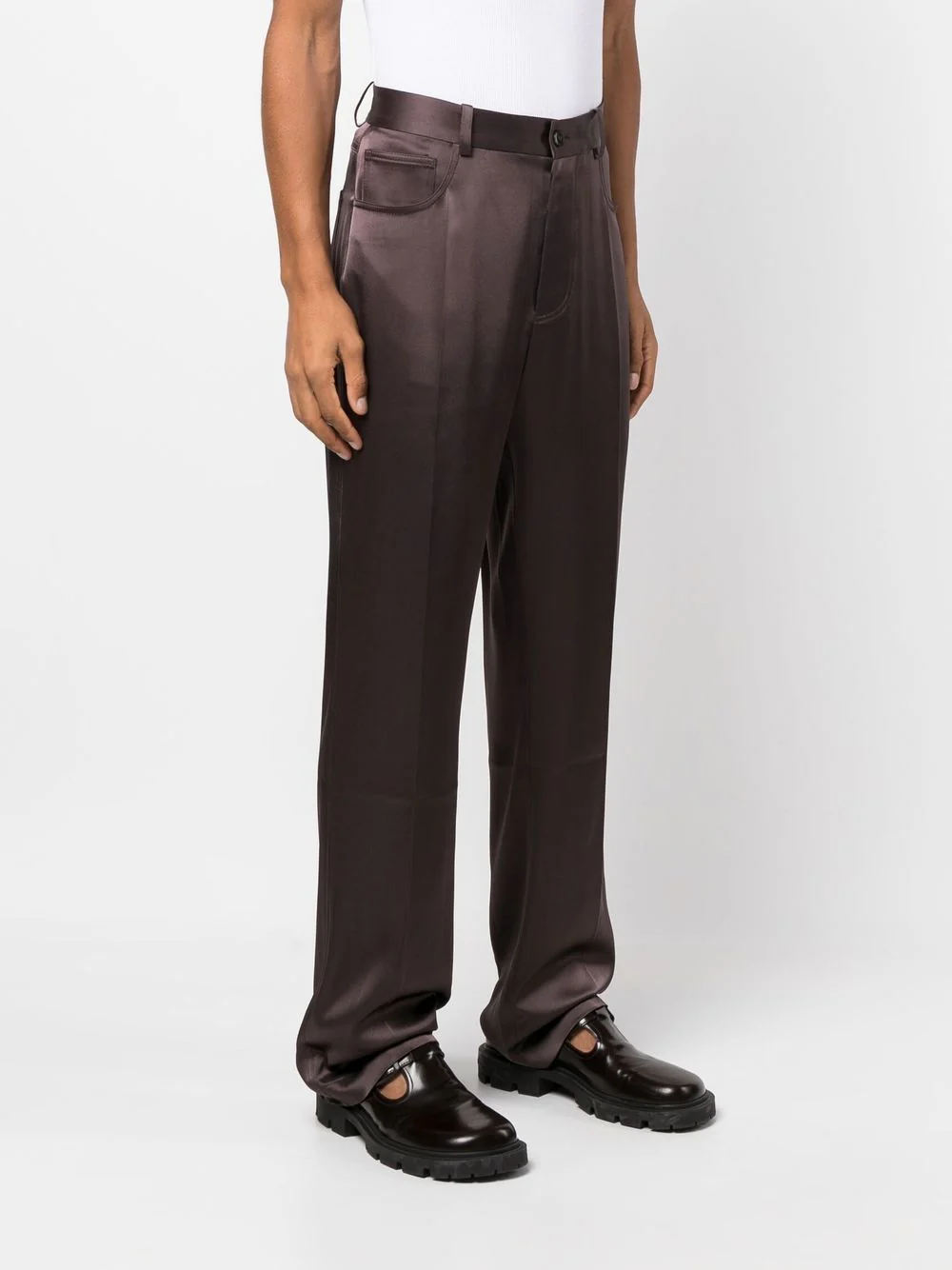 Mid-Rise Straight-Leg Trousers - Image 5
