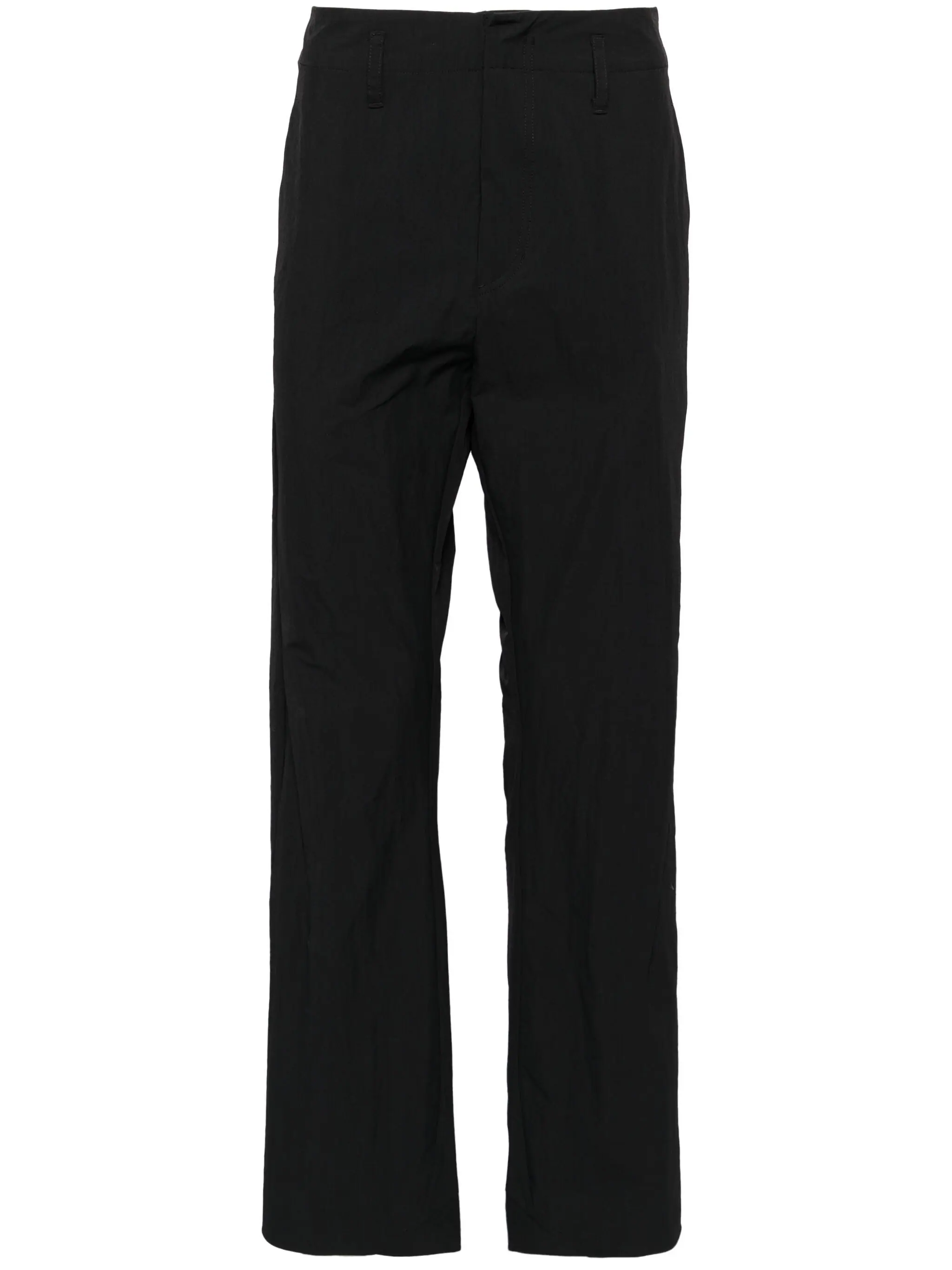 Mid-Rise Straight-Leg Trousers